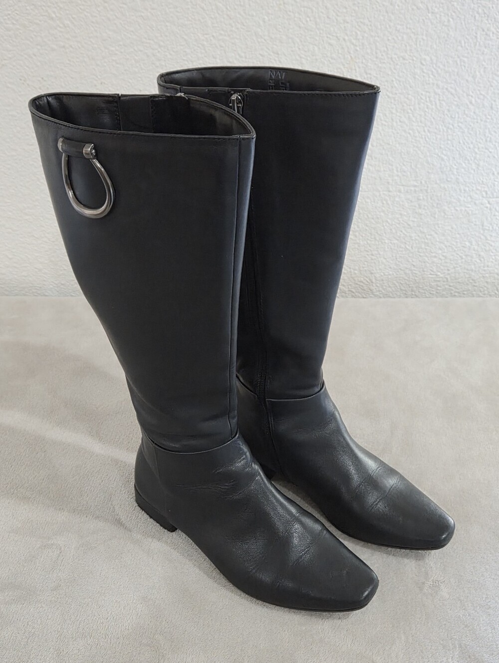 Naturalizer Classic Black Knee-High Women's Boots